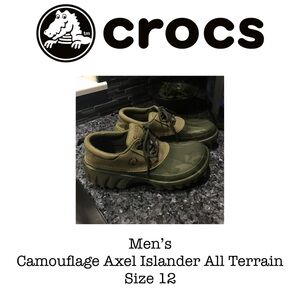 Men's CROCS | Camouflage and Leather
